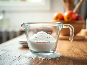 150 g cukru ile to szklanek? Oto proste przeliczenie!