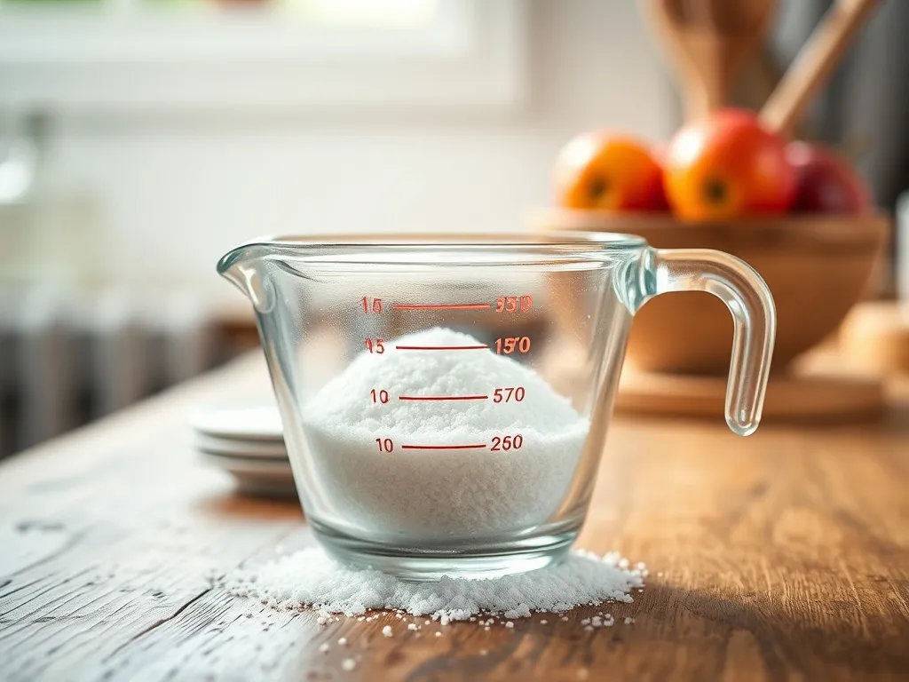 150 g cukru ile to szklanek? Oto proste przeliczenie!